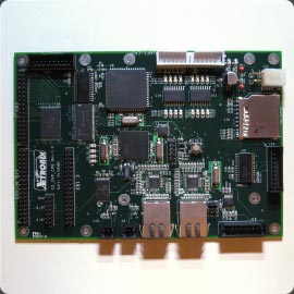 Processor board with SD card, Ethernet, RS232, etc.